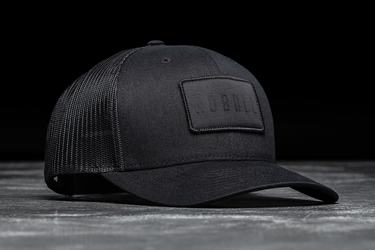 Nobull Curved-Brim Trucker Women's Hats Black | Australia (HG0368)